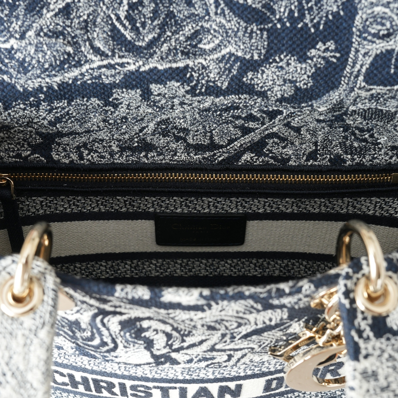 CHRISTIAN DIOR(USED)크리스찬디올 레이디 D LITE 미디엄 백